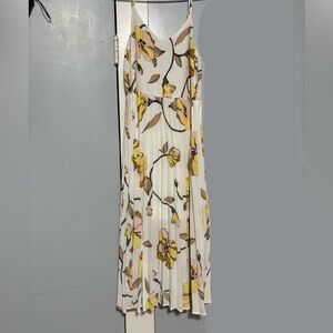 a new day Cream Maxi Dress with Yellow & Blush Floral Print